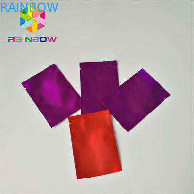 کیسه های بسته بندی شده فویل آلومینیومی فویل بسته بندی سه طرفه مهر و موم برای لوازم آرایشی و بهداشتی بسته