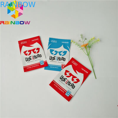 جعبه بسته بندی آلومینیوم فویل آلومینیومی 4x6 اینچ بسته بندی شده بطری لوگوی پلاستیکی سفارشی Mylar Plastic