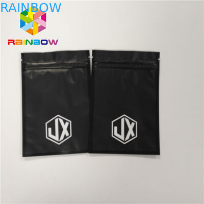 بسته بندی کیسه های پلاستیکی خود مهر و موم شده با فویل اثبات شده Mylar Smell با یک فشرده سازی زیپ