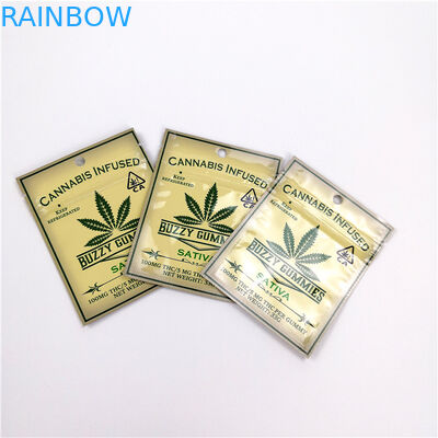 کیسه های بسته بندی مهر و موم شده Cbd Gummies Mylar Heat