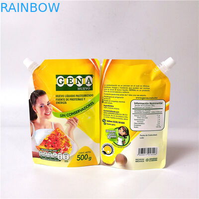 کیسه های ایستاده نوشابه پلاستیکی قابل استفاده مجدد کیسه آبدار میوه ای با کلاه