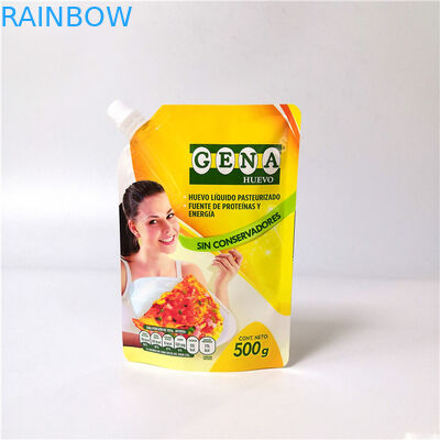 کیسه های ایستاده نوشابه پلاستیکی قابل استفاده مجدد کیسه آبدار میوه ای با کلاه