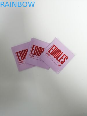 3/5/7 گرم پلاستیک Mylar Ziplock بوی کیسه های علفهای هرز را برای بسته بندی گلهای Gummies