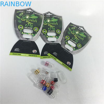 بسته بندی کارتهای تاول زده قابل بازیافت کارت قرص کپسول تقویت کننده نر با گلوله