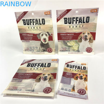 آب بندی قوی بوی اثبات حیوان خانگی کیسه UV آرم چاپ شده با شکاف آسان اشک باز