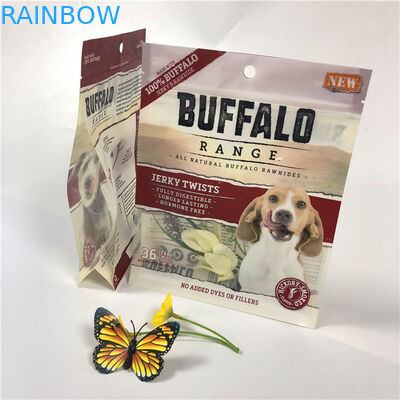 آب بندی قوی بوی اثبات حیوان خانگی کیسه UV آرم چاپ شده با شکاف آسان اشک باز