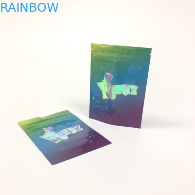 بسته بندی های 3.5 گرم ایستاده ایستاده گیاهی Mylar Ziplock Weed Smol اثبات کیسه های کنف Runtz