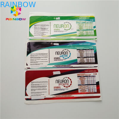 برچسب های آستین Dropper Shrink Pharma Stickers Vial Glass 30ml بطری برای استروئید