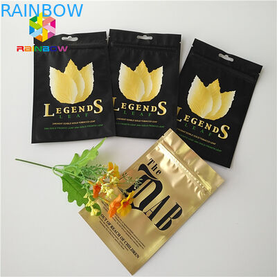 کیسه های تمیز شده ایستاده و کیسه ای با استفاده از سبزی فویل ، Mylar Plastic Ziplock توتون و تنباکو