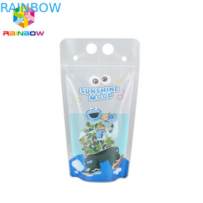 بسته بندی کیسه های پلاستیکی بسته بندی نی های رنگی برای بسته بندی نوشیدنی مایع