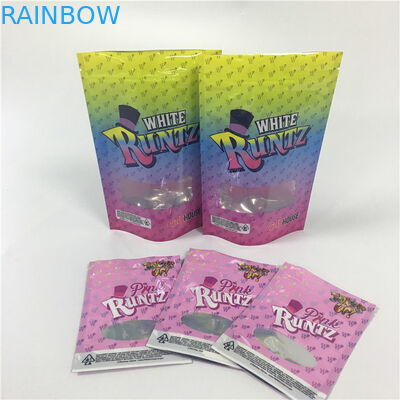 بوی اثبات گیاهی بخور دادن بسته بندی Mini Ziplock علفهای هرز پلاستیک کیسه های برگ CBD برگ