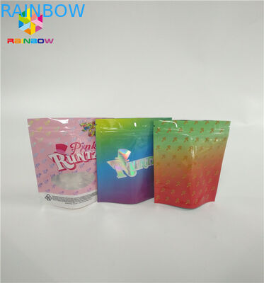 کیسه های کیسه های فشرده شده با مقاومت ضد انفجار کودک 3/5 کودک سفارشی کردن چاپ اثبات بوی Runtz Pack