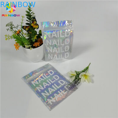 چاپ دیجیتال زیپ پلاستیکی کیسه فویل آلومینیومی برای زیبایی و سایه چشم