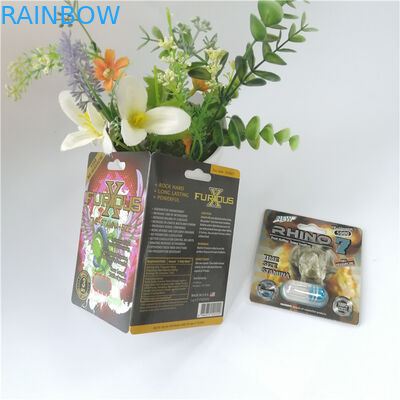 سفارشی 3D تاول زده ام بسته بندی بسته بندی شده تاول زده شده قرص قرص تقویت کننده عملکرد جنسی