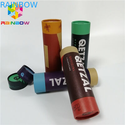 جعبه کاغذ بسته بندی میوه خشک چای بسته بندی قابل بازیافت قابل جمع آوری فشار لوله Kraft