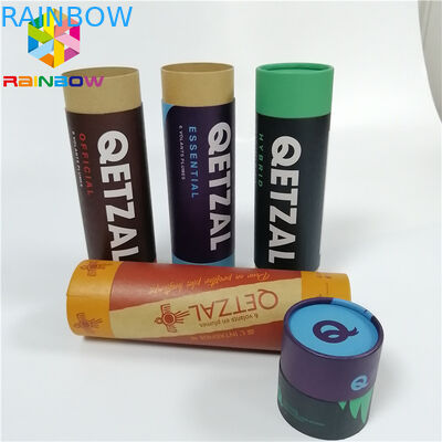 جعبه کاغذ بسته بندی میوه خشک چای بسته بندی قابل بازیافت قابل جمع آوری فشار لوله Kraft