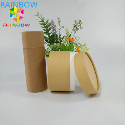 جعبه کاغذ بسته بندی میوه خشک چای بسته بندی قابل بازیافت قابل جمع آوری فشار لوله Kraft