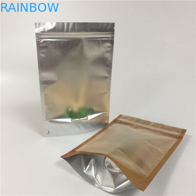 روکش بسته کیسه فایلی فویل آلومینیومی روکش دار کیسه اثبات رطوبت جانبی شفاف