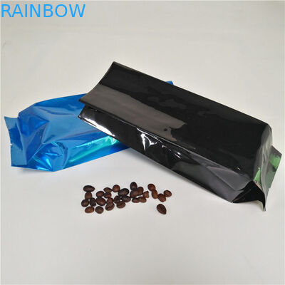 بسته های کیسه های چای جانبی فویل آلومینیومی بسته بندی کیسه قهوه مهر و موم گرما با شیر