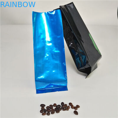 بسته های کیسه های چای جانبی فویل آلومینیومی بسته بندی کیسه قهوه مهر و موم گرما با شیر