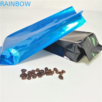 بسته های کیسه های چای جانبی فویل آلومینیومی بسته بندی کیسه قهوه مهر و موم گرما با شیر