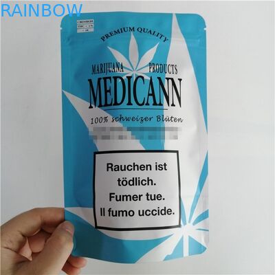 کیسه های بسته شده فویل بسته شده با فویل آلومینیوم Mylar چاپ شده با دوام قابل تجزیه زیست تخریب پذیر سفارشی