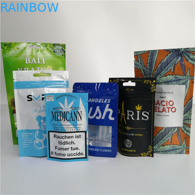 کیسه های چای Ziplock پلاستیکی کیسه های بسته بندی قابل تجزیه زیست تخریب پذیر برای مواد غذایی و میوه خشک