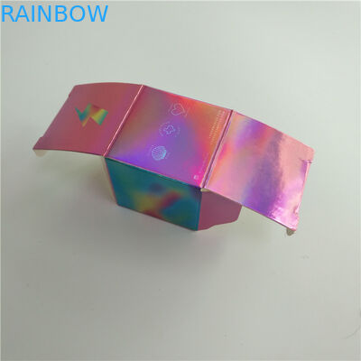 جعبه کاغذ بسته بندی جواهرات چاپ سفارشی با اثر هولوگرافی