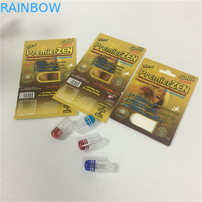 کارتهای کاغذ تاول زده قابل بازیافت سخت ترین بار جعبه کپسول قرص جنسی تقویت کننده مردان