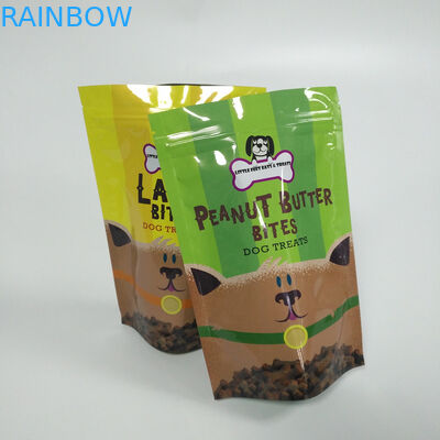 کیسه های چاپ دیجیتال ایستاده کیسه های کیسه های فشرده بسته بندی مواد غذایی پلاستیک برای حیوانات خانگی