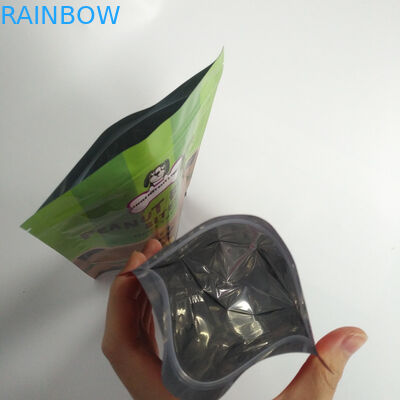 کیسه های چاپ دیجیتال ایستاده کیسه های کیسه های فشرده بسته بندی مواد غذایی پلاستیک برای حیوانات خانگی