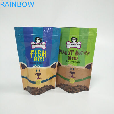 کیسه های چاپ دیجیتال ایستاده کیسه های کیسه های فشرده بسته بندی مواد غذایی پلاستیک برای حیوانات خانگی