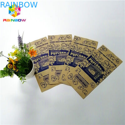 بسته بندی میان وعده کیسه ای مهر و موم حرارتی ذخیره سازی پاپ کورن مواد غذایی قابل بازیافت بازیافت شده و بازیافت شده