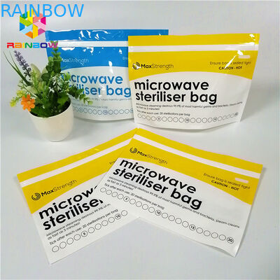 کیسه های بسته بندی مواد غذایی اسنک سیلیکون قابل استفاده مجدد از مواد ضدعفونی شونده برای گرمایش / انجماد