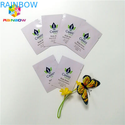 کیسه های مهر و موم شده ای با گرمای چند لایه پاستیل با رنگی چند لایه باز با اشک اشک 6x9cm