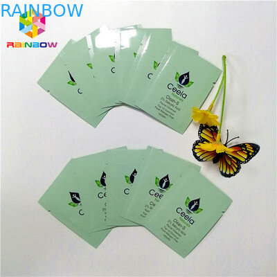 کیسه های مهر و موم شده ای با گرمای چند لایه پاستیل با رنگی چند لایه باز با اشک اشک 6x9cm