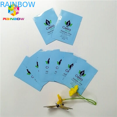 کیسه های مهر و موم شده ای با گرمای چند لایه پاستیل با رنگی چند لایه باز با اشک اشک 6x9cm