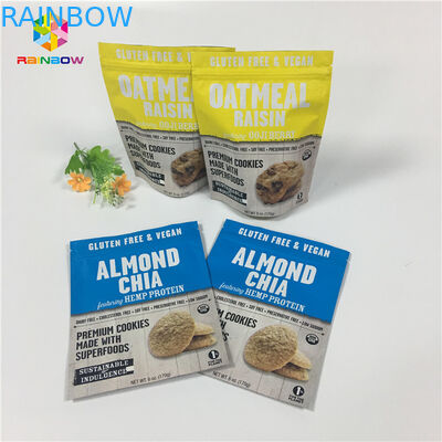 12oz 1 پاوند ایستاده ایستاده کیسه های Ziplock ، پودر ادویه جات ترشی جات چاپی مات