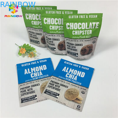 12oz 1 پاوند ایستاده ایستاده کیسه های Ziplock ، پودر ادویه جات ترشی جات چاپی مات