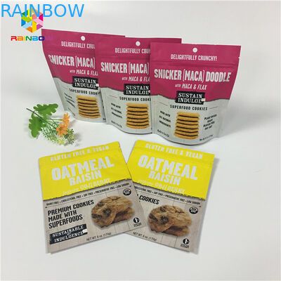 کیسه های بسته بندی بسته بندی Gravure Stand Ziplock قهوه وانیلی / پودر پروتئین شیر