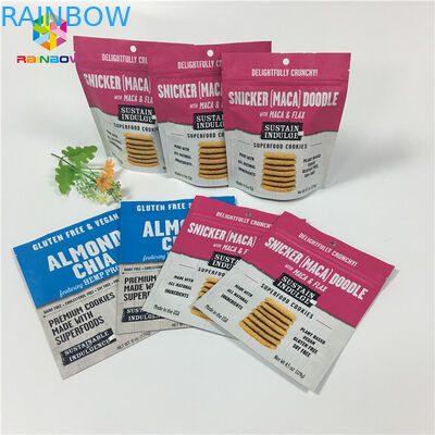 کیسه های بسته بندی بسته بندی Gravure Stand Ziplock قهوه وانیلی / پودر پروتئین شیر