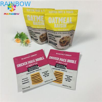 کیسه های بسته بندی بسته بندی Gravure Stand Ziplock قهوه وانیلی / پودر پروتئین شیر