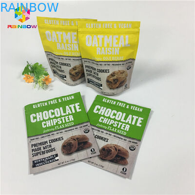 کیسه های بسته بندی مواد غذایی میان وعده قابل تحقیق پروتئین / پودر شیر لمینیت آلومینیوم فویل بسته قفل