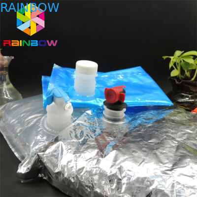 10L BiB آلومینیوم BiB Foil Stand Stand Pouch Spout / Valve Storage Bag FDA گواهی