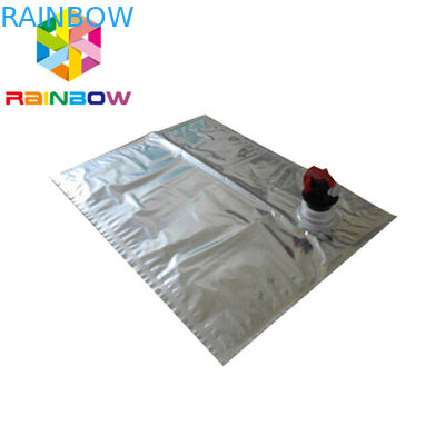10L BiB آلومینیوم BiB Foil Stand Stand Pouch Spout / Valve Storage Bag FDA گواهی