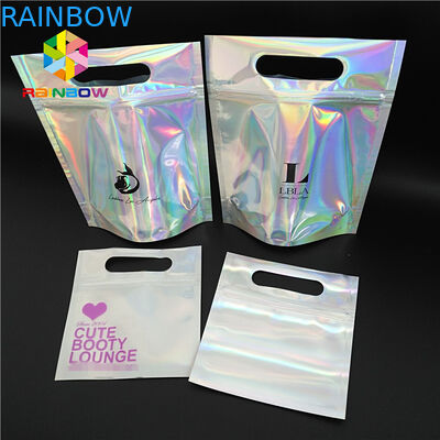 کیسه های پلاستیکی پاک کننده پاک کننده پلاستیکی دستگیره برای پوشاک / دستکش