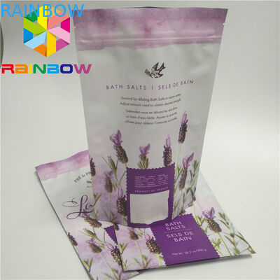 کیسه های زیبایی Zipper Seal Seal، بسته بندی ماسک صورت فویل آلومینیومی جهت مراقبت از پوست