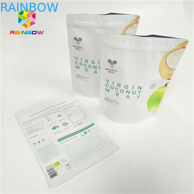 کیسه های پلاستیکی چاپ Gravure بسته بندی قابل استفاده مجدد کیسه های تازه و خشک شده با زیپ