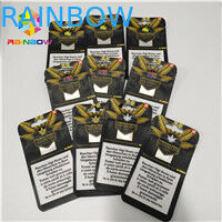 کیسه های ضد فشار بویایی 3.5 گرم قابل حمل K کیسه های ایستاده برای بسته بندی روغن کنف علف های هرز CBD