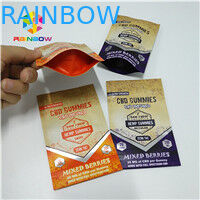 بسته بندی کیسه های فویل بسته بندی شده با فویل با طول بلند 1 / 8oz 1 / 2oz 1oz